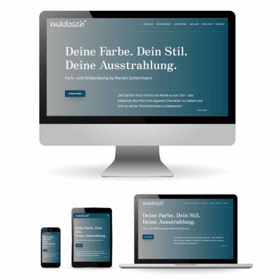 Webdesign für Stilberatung